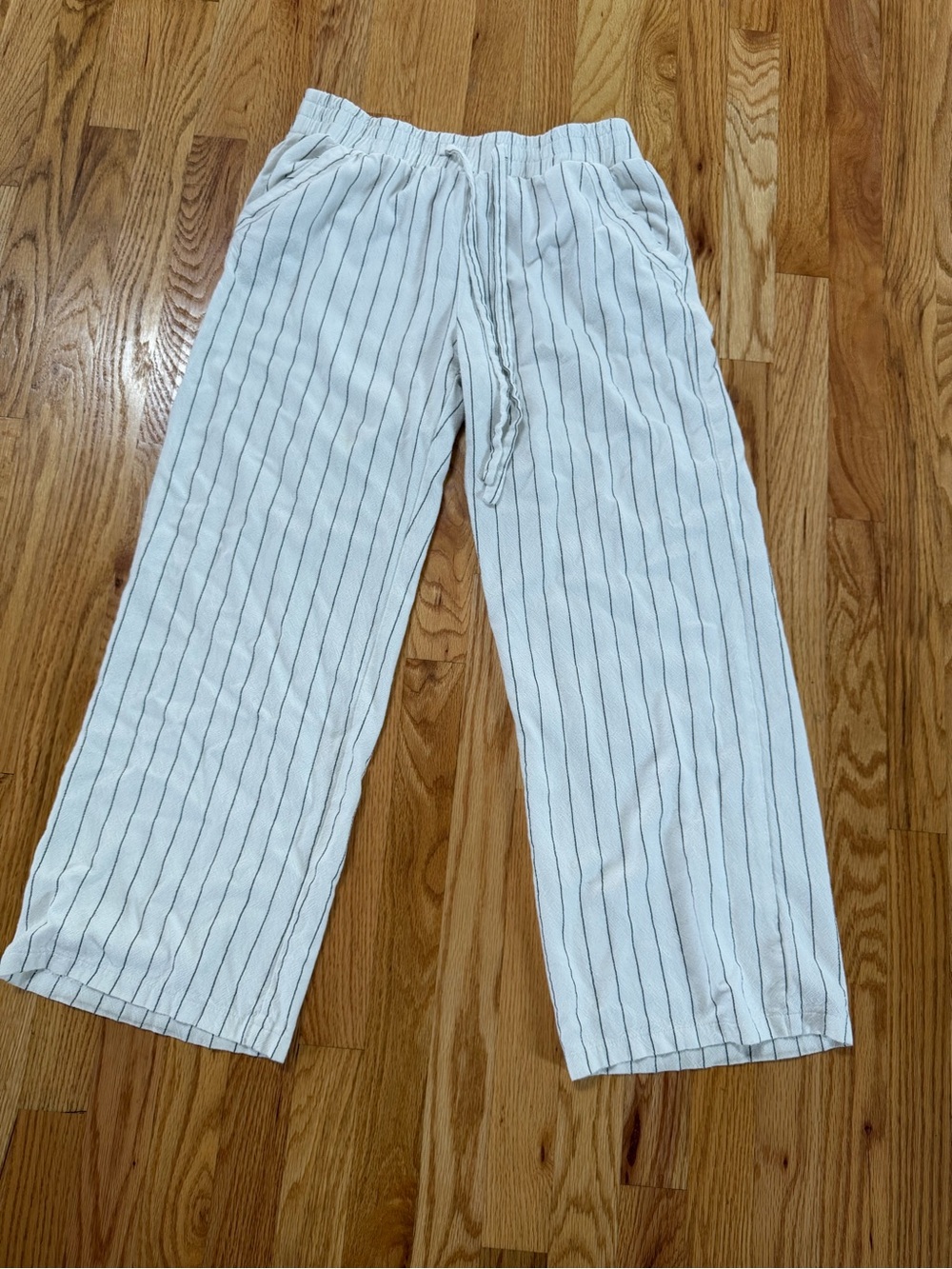 Sienna Sky Cream and Black Striped Relaxed Pants